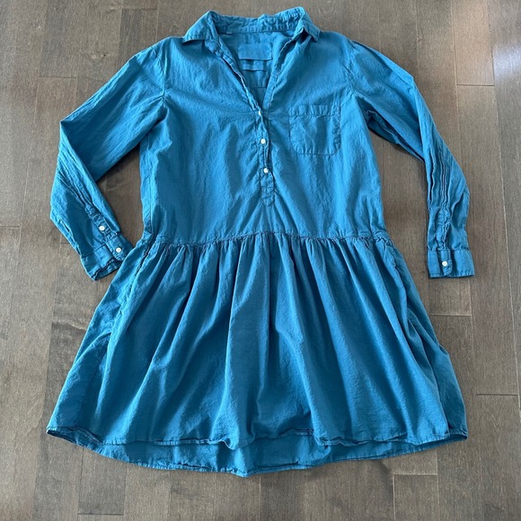 Greyson Dresses & Skirts - Grayson Frank‎ & Eileen Changemaker Coastal Preppy Shirtdress Vacation Blue M